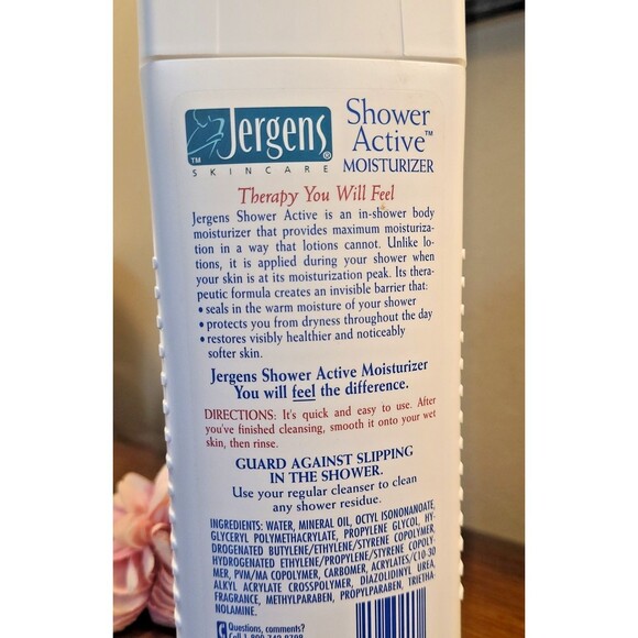 Vintage Jergens SHOWER ACTIVE MOISTURIZER In-shower Therapy Lotion 10 fl oz NOS - Picture 8 of 11